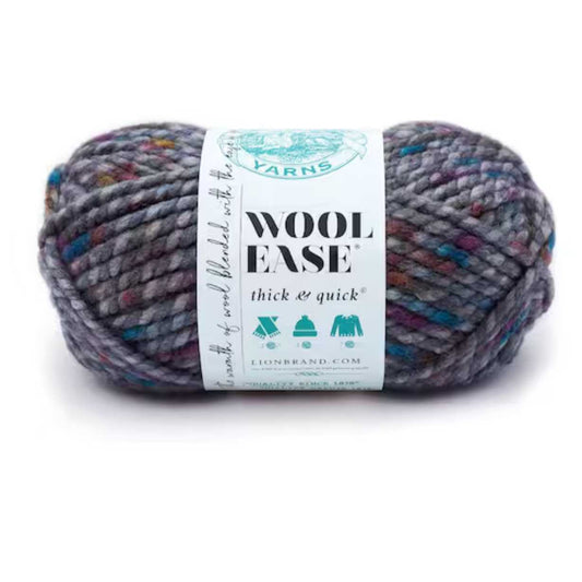 Abalone Wool Ease Thick and Quick Yarn, Lion Brand Chunky Wool, Blanket, Hat, Sweater Yarn 9 $ Buttons & Beans Co.