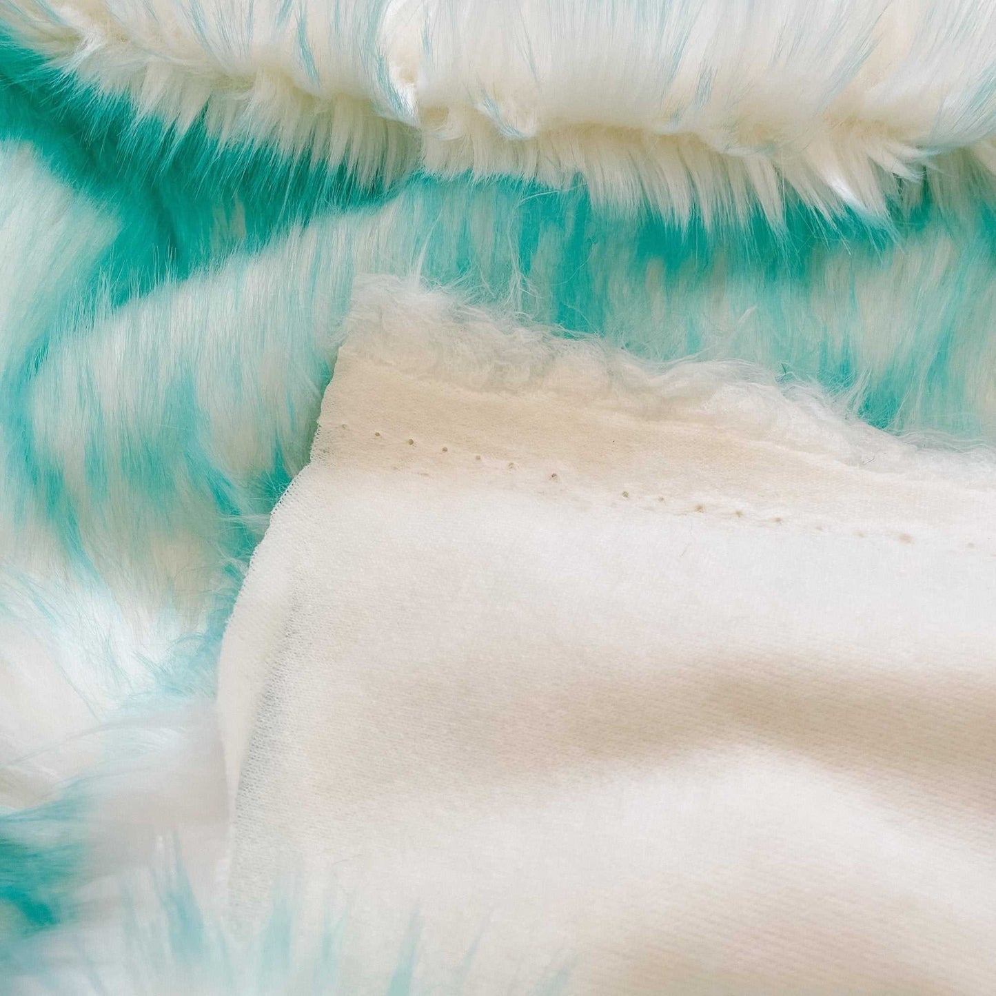 Aqua Faux Fur Fabric by the Yard or Meter | Teal Pompom Fur, Arts & Crafts, Decor, Costume Faux Fur Fabric 4 $ Buttons & Beans Co.