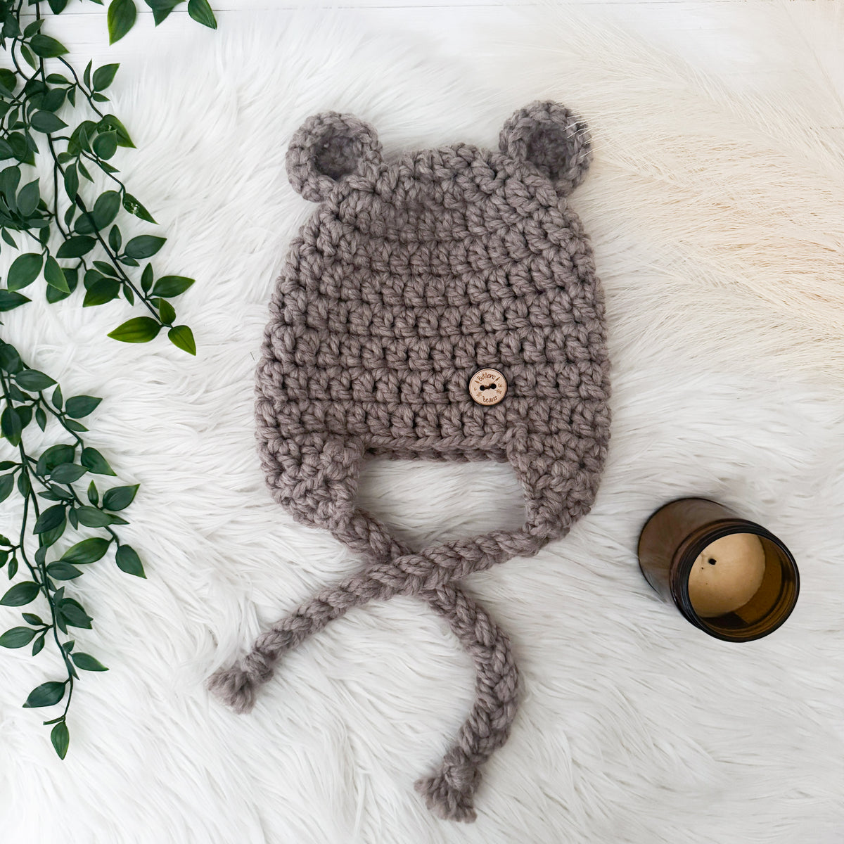 Aviator Bear Ear Hat | Driftwood Child