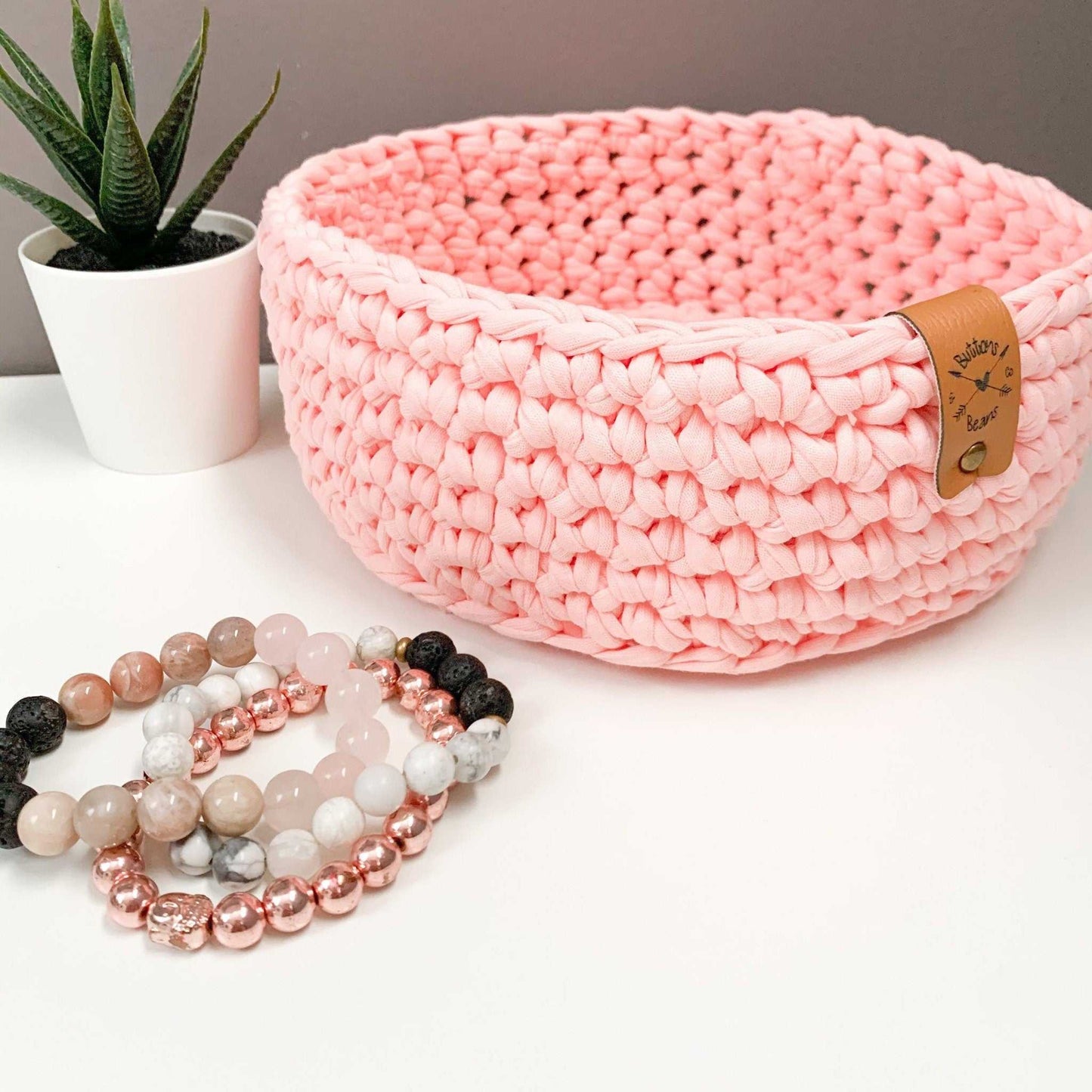 Crochet Basket Bowl | Storage Decor Home decor 25 $ Buttons & Beans Co.