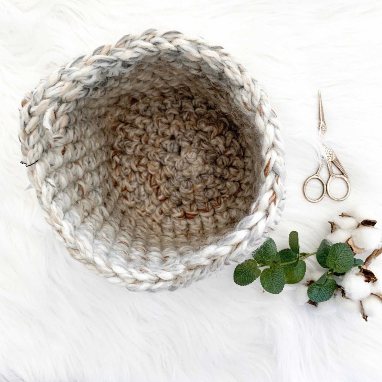 Crochet Basket | Sahara | Storage Decor Home decor 11 $ Buttons & Beans Co.