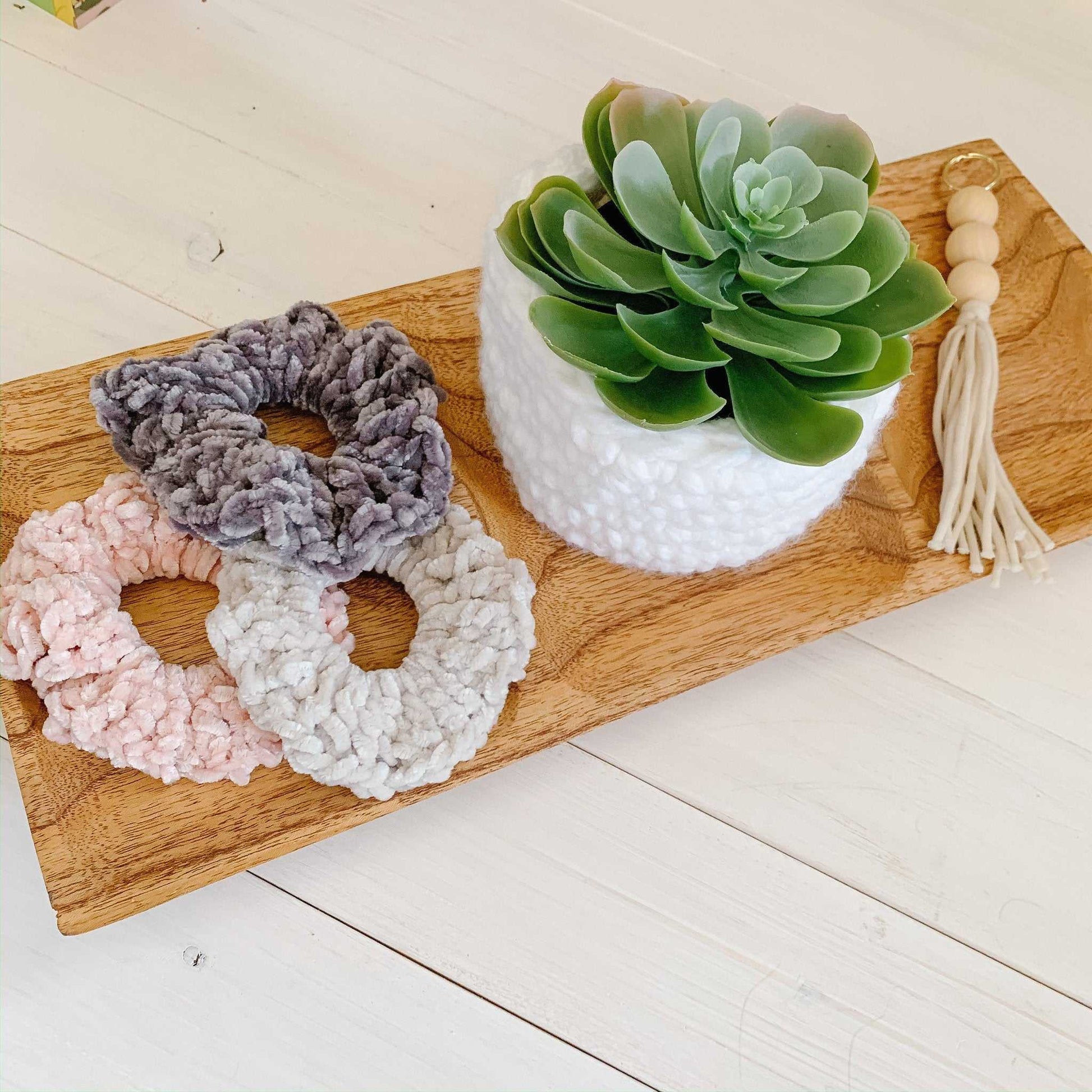 Crochet Basket | White | Storage Decor Home decor 11 $ Buttons & Beans Co.