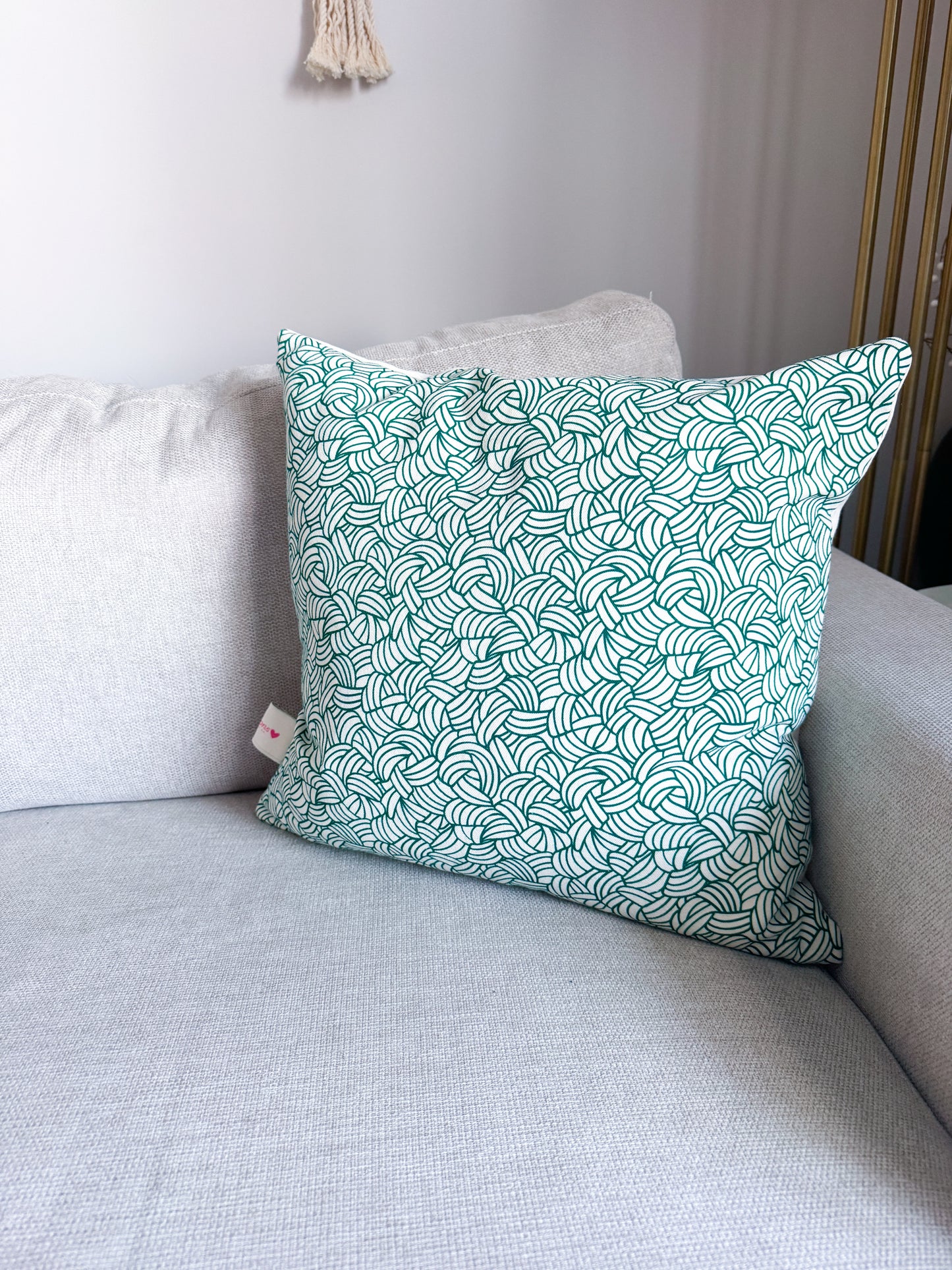 Knotty Hooker Pillow Case 18"x18", Crochet Gift, Yarn, Knitter, Home Decor, Yarn and Fibre Enthusiast, Knitting Crocheting, Knitter Crocheter Humour