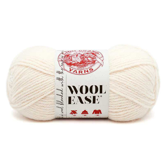 Fisherman, Ivory, Lion Brand Wool Ease Yarn, Knitting machine Wool, Sock, Blanket, Hat, Sweater Yarn 5 $ Buttons & Beans Co.