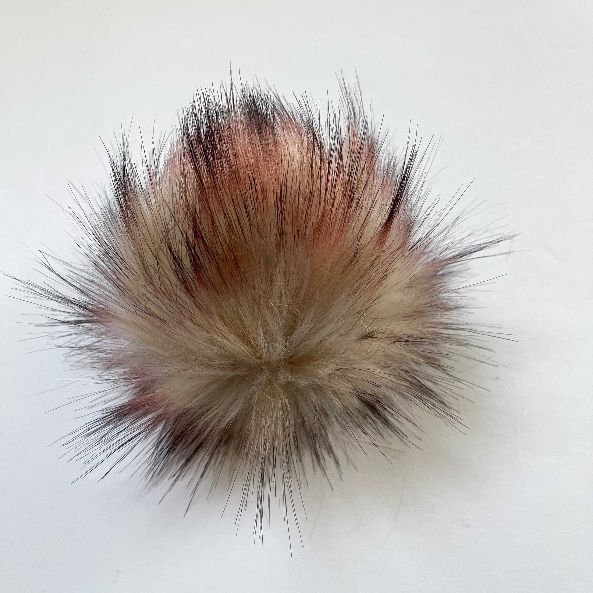 Flamingo Luxury Faux Fur Pom pom | Pink, Grey, Black Tie, Button or Snap Pom pom Pom Poms 6 $ Buttons & Beans Co.