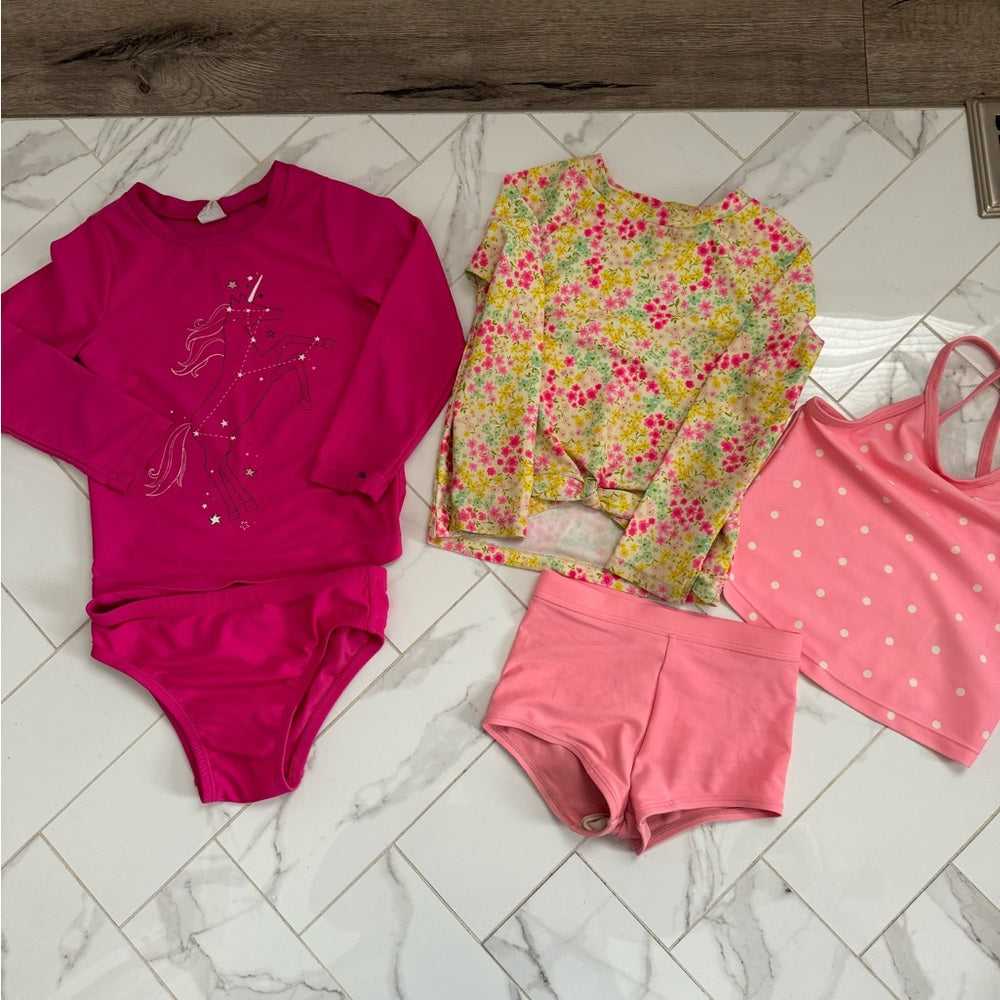 Girls 3t Swimwear, Swimsuits, Rash Guard, Bathing Suit Kids > Swim 15 $ Buttons & Beans Co.