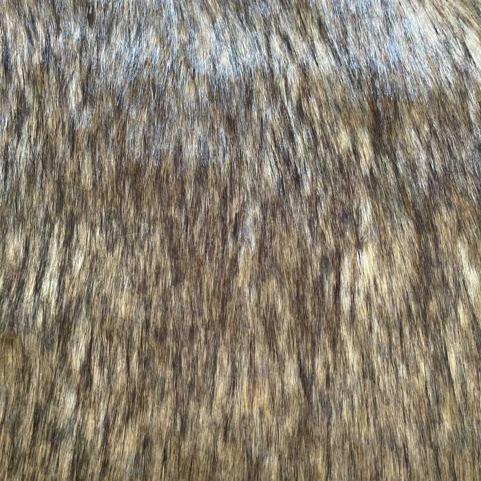 Honey Wolf Faux Fur Fabric by the Yard or Meter | Pompom, arts & crafts, Costume, Upholstery, stuffy Faux Fur Fabric 4 $ Buttons & Beans Co.