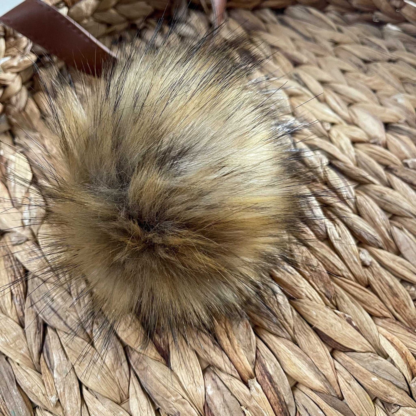 Honey Wolf Luxury Faux Fur Pom pom | Tan, Brown and Blonde Tie, Button or Snap Pom pom Pom Poms 6 $ Buttons & Beans Co.