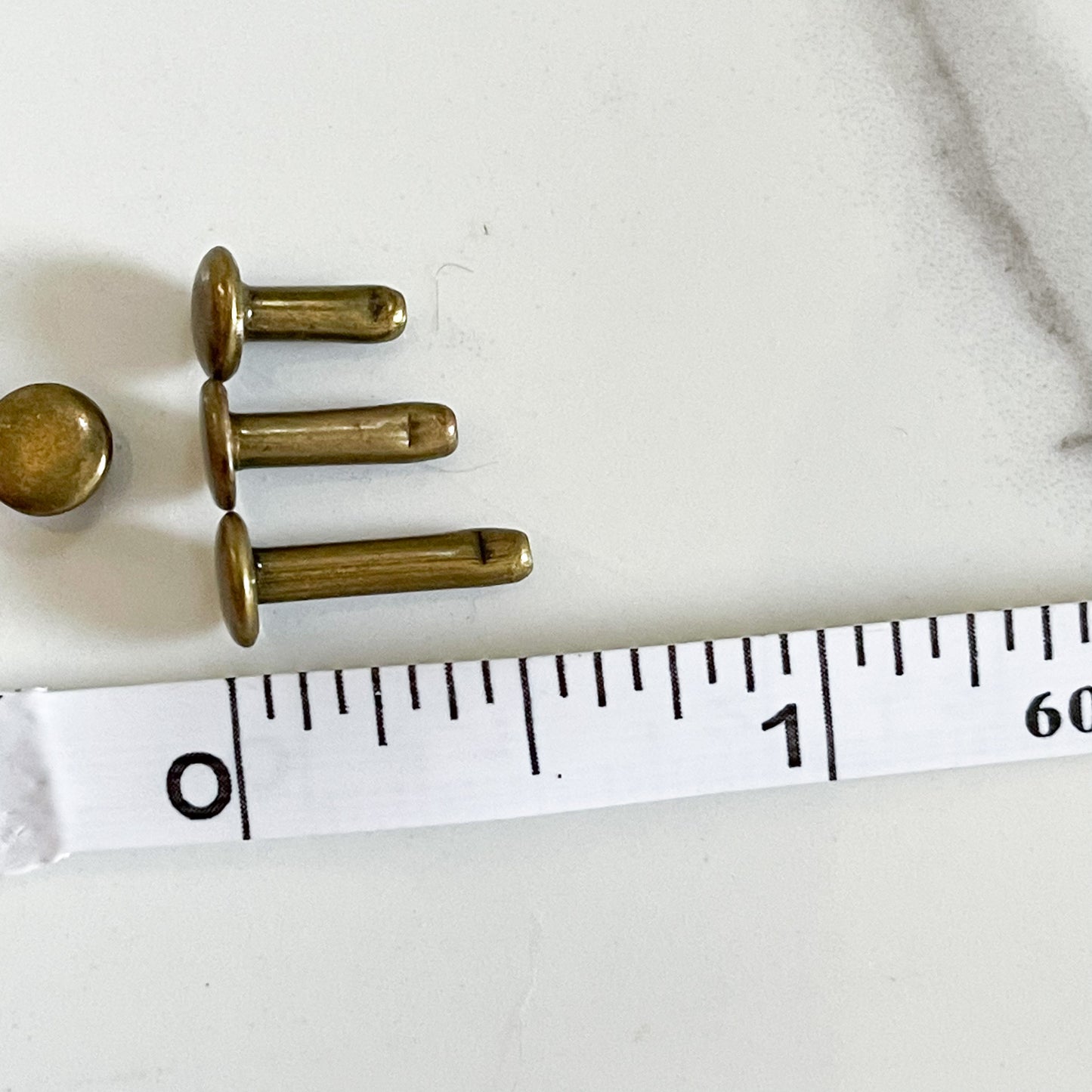 Metal Rivets, Leather, Craft, Tag Attachment, Double cap stud