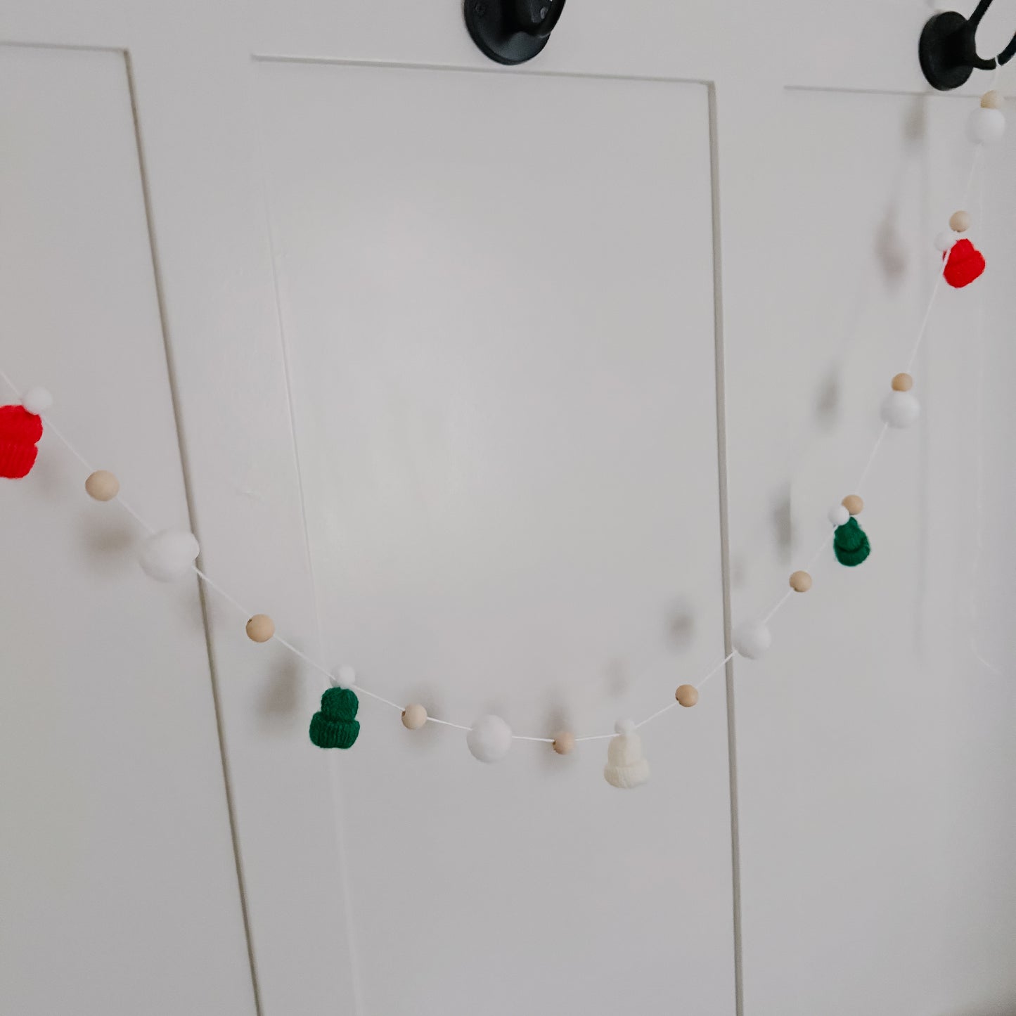 Christmas Mini Knitted Toque Garland
