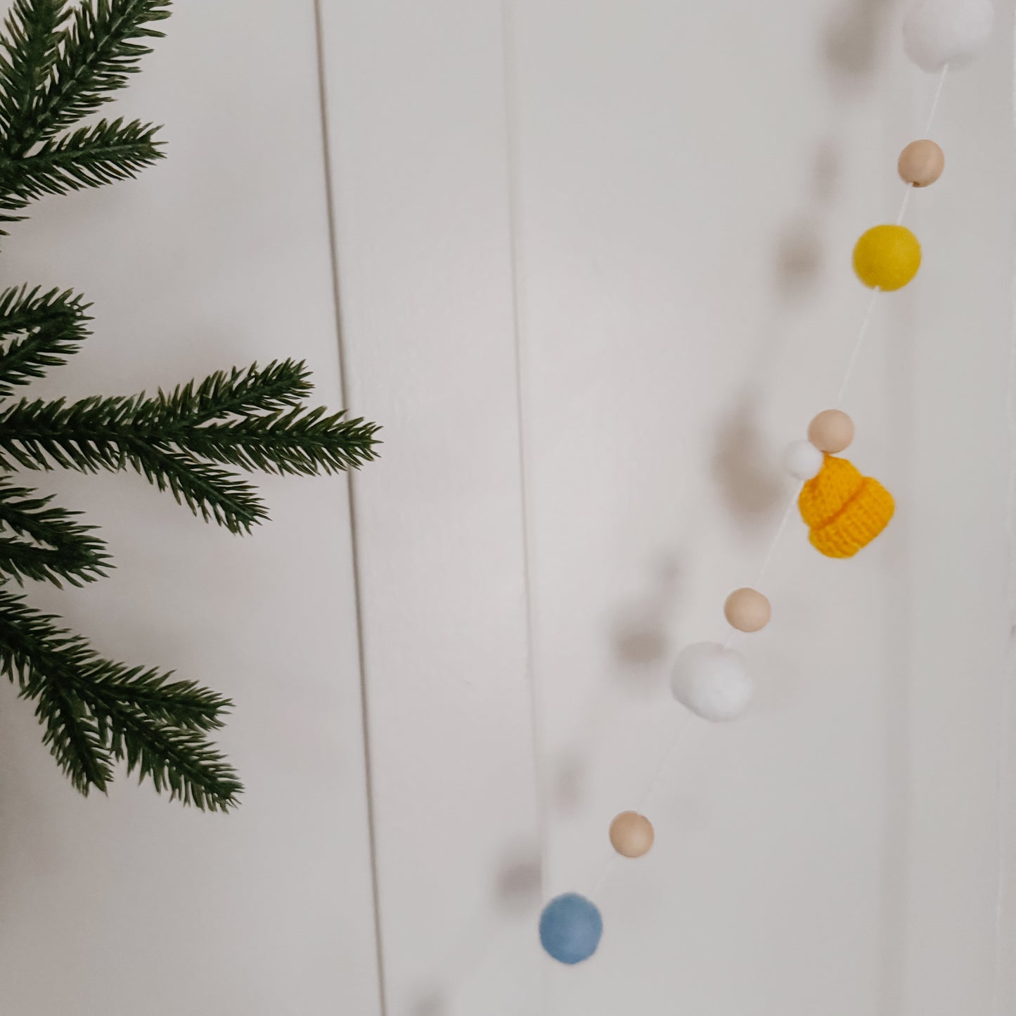 DIY Pastel Christmas Mini Knitted Toque Garland Kit