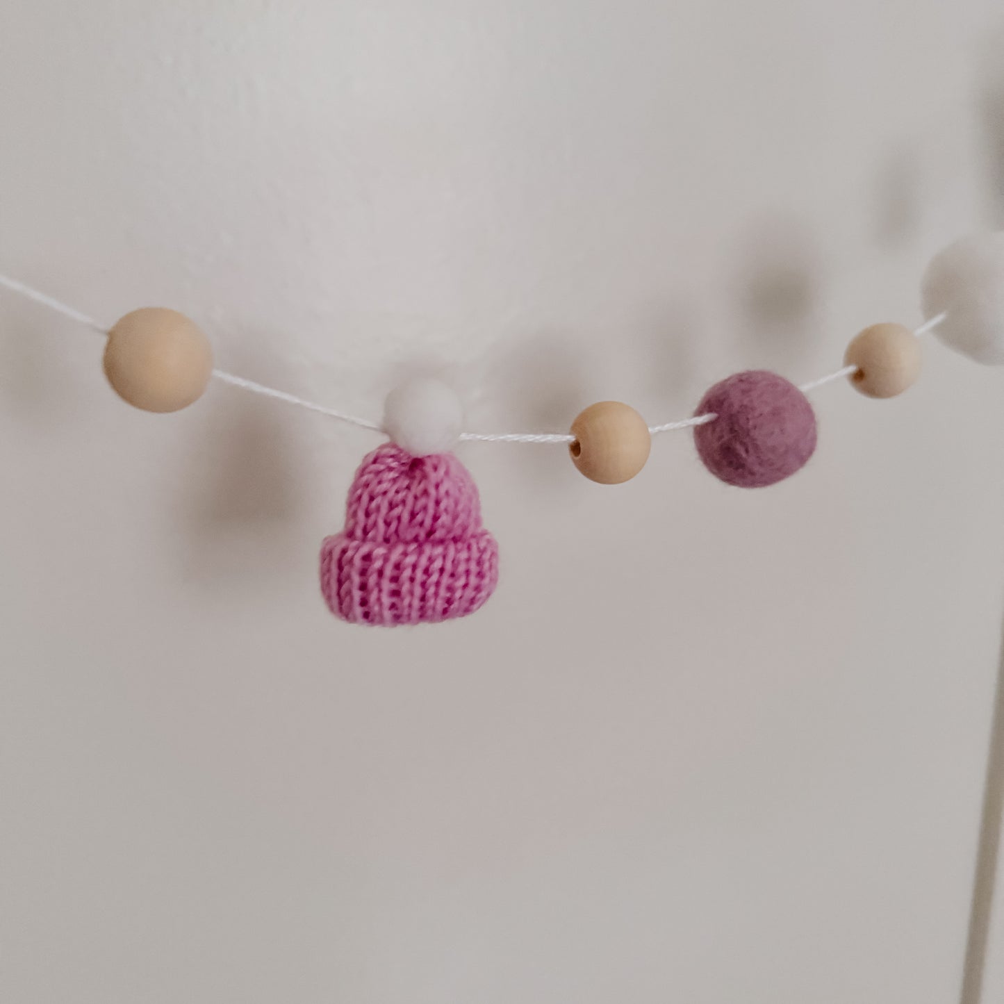 DIY Pastel Christmas Mini Knitted Toque Garland Kit