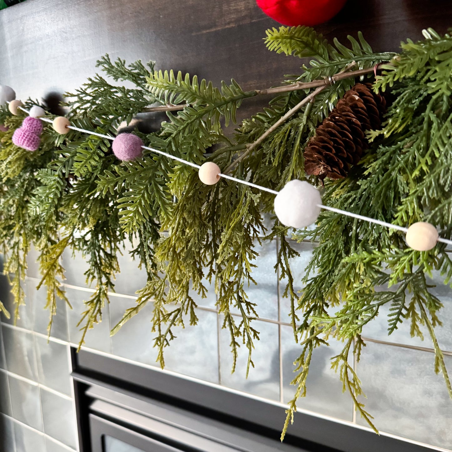 DIY Pastel Christmas Mini Knitted Toque Garland Kit
