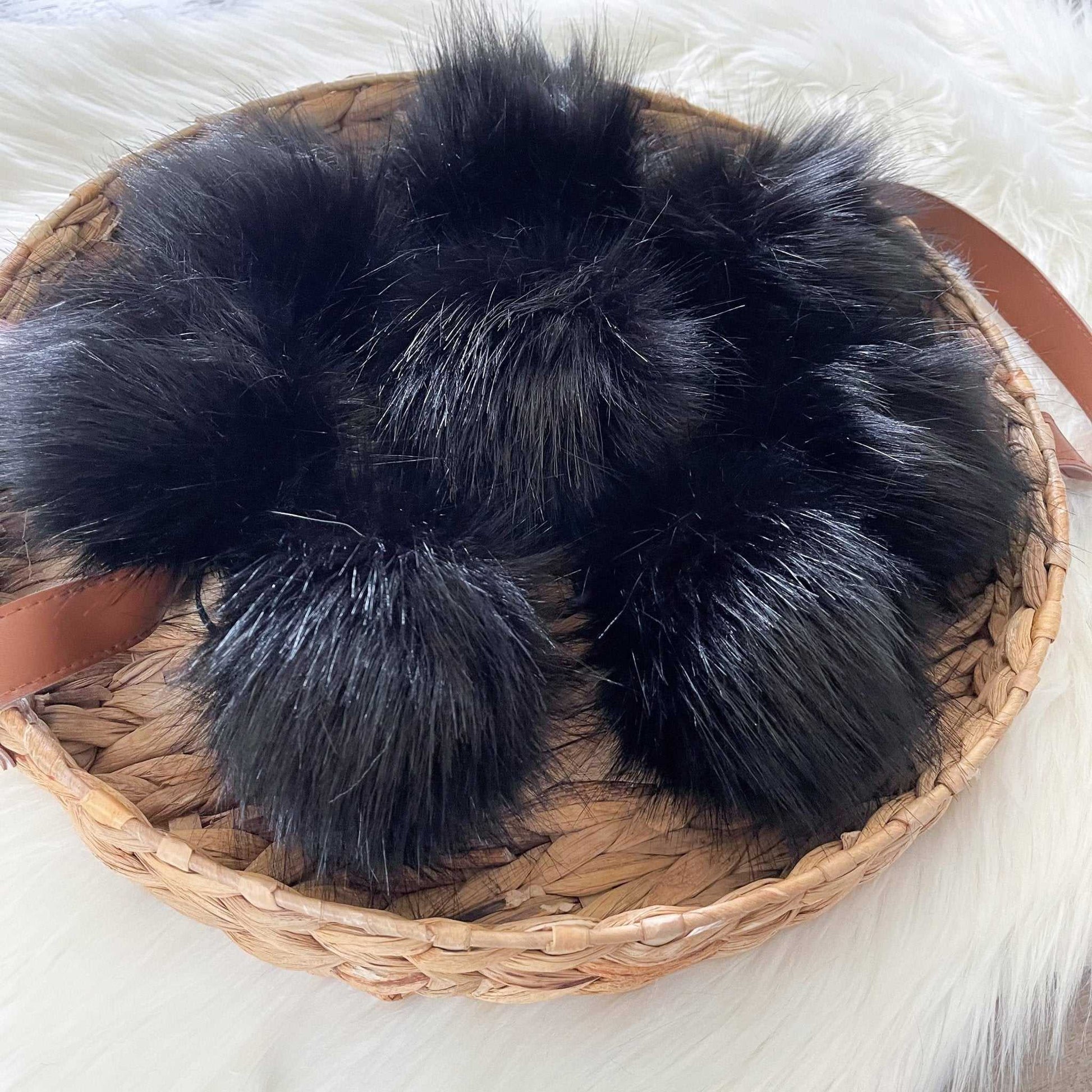 Panther Black Faux Fur Fabric by the Yard or Meter | Pompom Fur, arts and crafts, Costume, Upholstery, stuffy Faux Fur Fabric 3 $ Buttons & Beans Co.