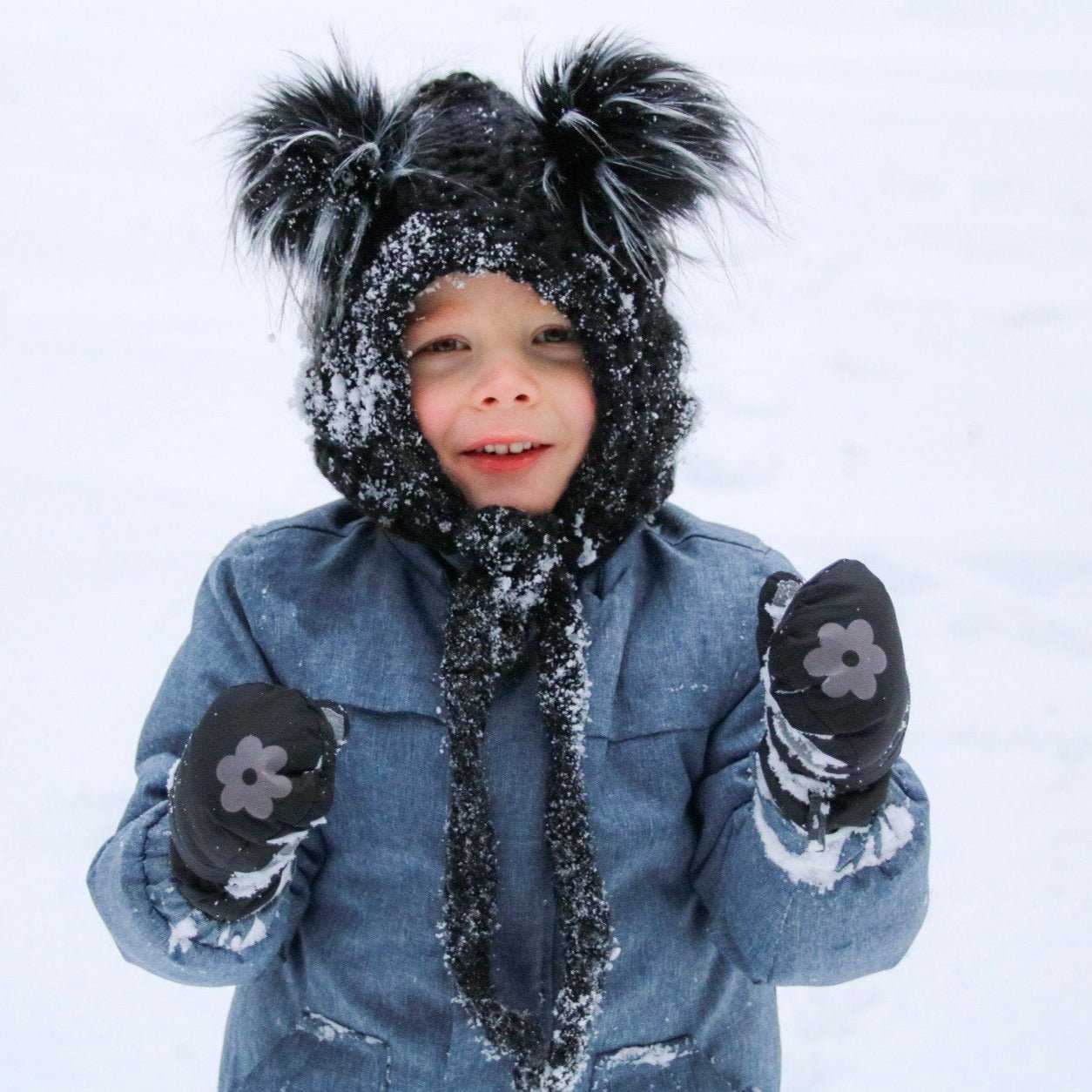 Pixie Bonnet | Snow Peach Chunky Crochet Hat Bonnet 35 $ Buttons & Beans Co.