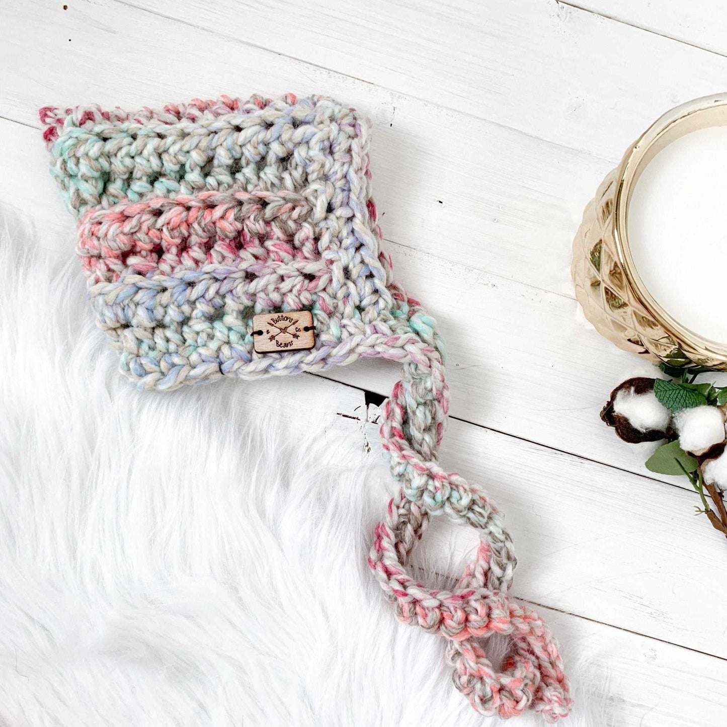 Pixie Bonnet | Unicorn Chunky Crochet Hat Bonnets 35 $ Buttons & Beans Co.