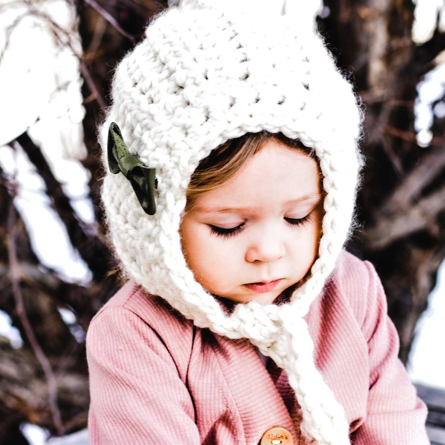 Pixie Bonnet | Unicorn Chunky Crochet Hat Bonnets 35 $ Buttons & Beans Co.