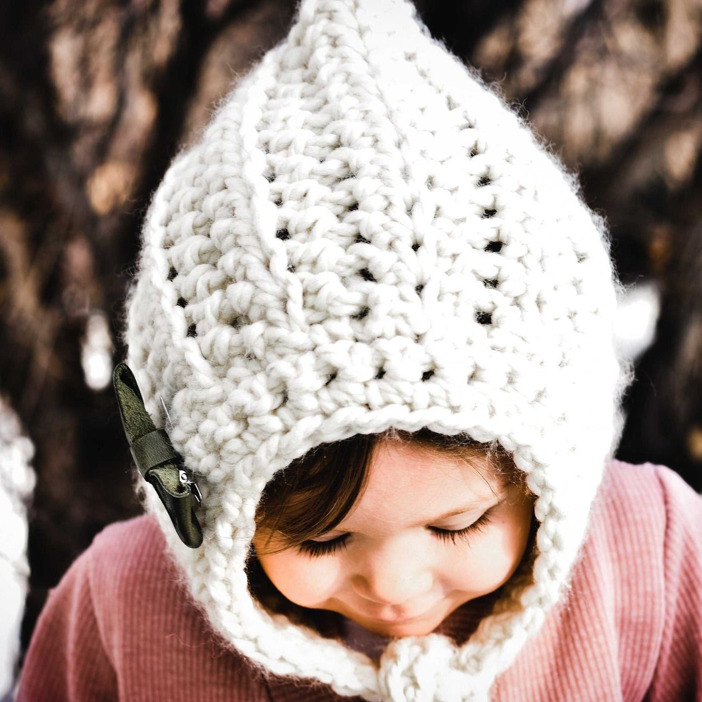 Pixie Bonnet | Unicorn Chunky Crochet Hat Bonnets 35 $ Buttons & Beans Co.