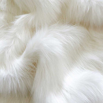 Snow Cat White | Faux Fur Fabric by the Yard or Meter | Pompom, arts & crafts, Costume, Upholstery, stuffy Faux Fur Fabric 3 $ Buttons & Beans Co.