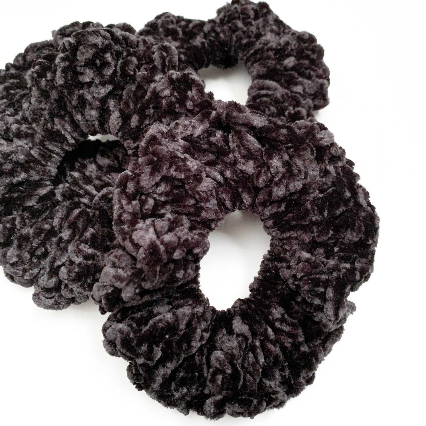 Velvet Scrunchie | Crochet Hair Tie, Elastic Accessories 10 $ Buttons & Beans Co.
