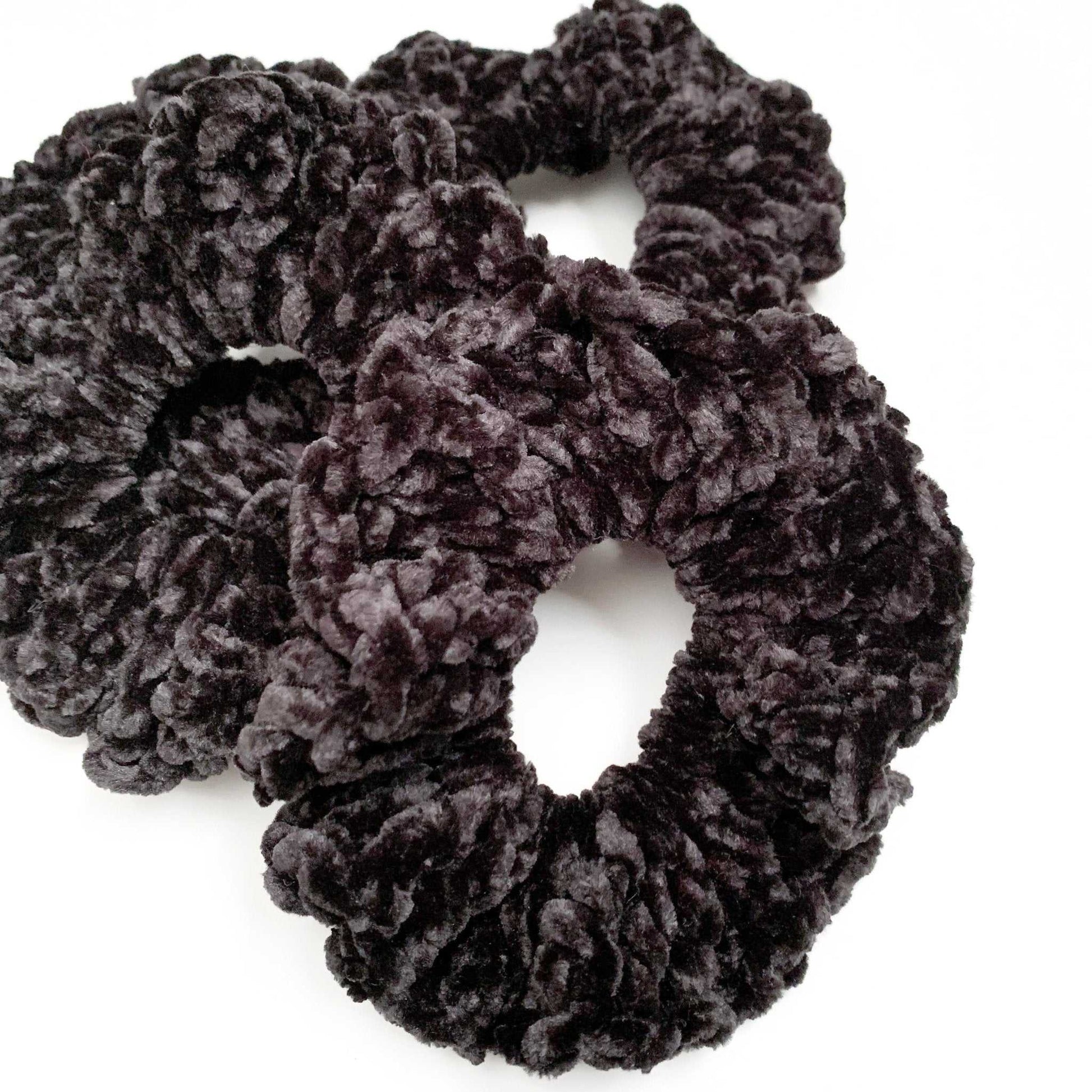 Velvet Scrunchie | Crochet Hair Tie, Elastic Accessories 10 $ Buttons & Beans Co.