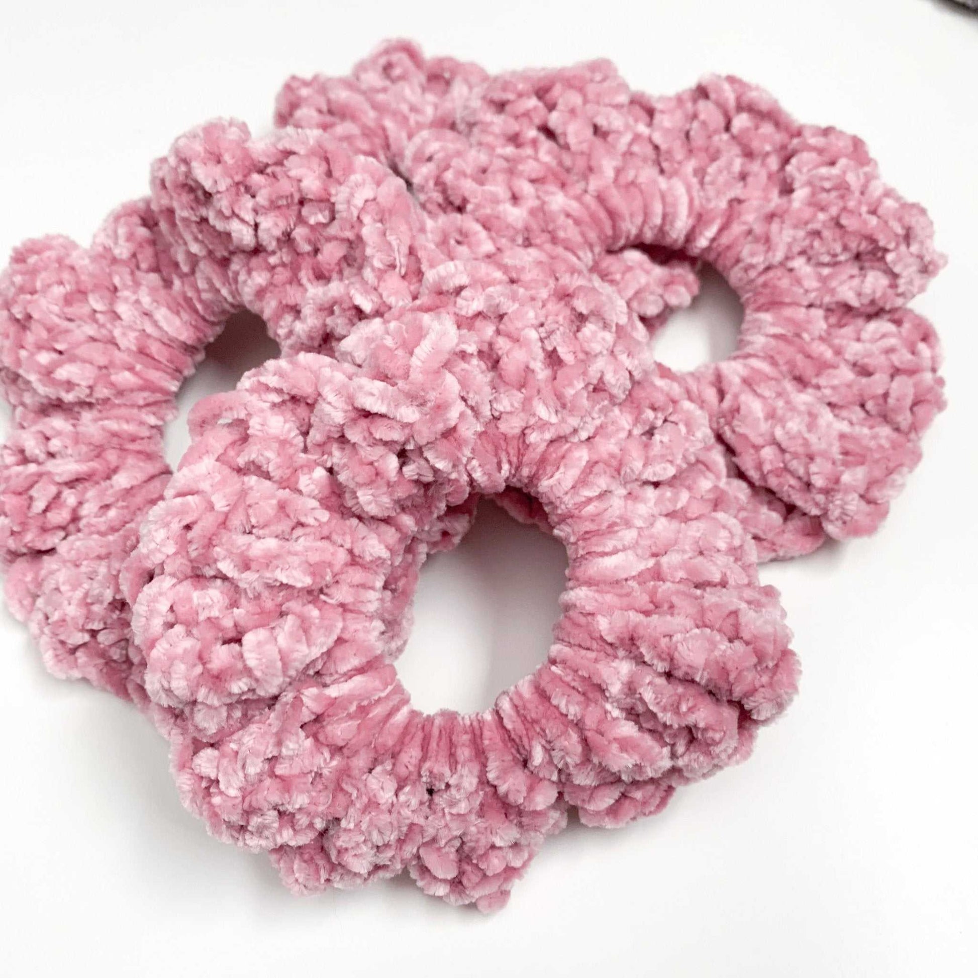 Velvet Scrunchie | Crochet Hair Tie, Elastic Accessories 10 $ Buttons & Beans Co.