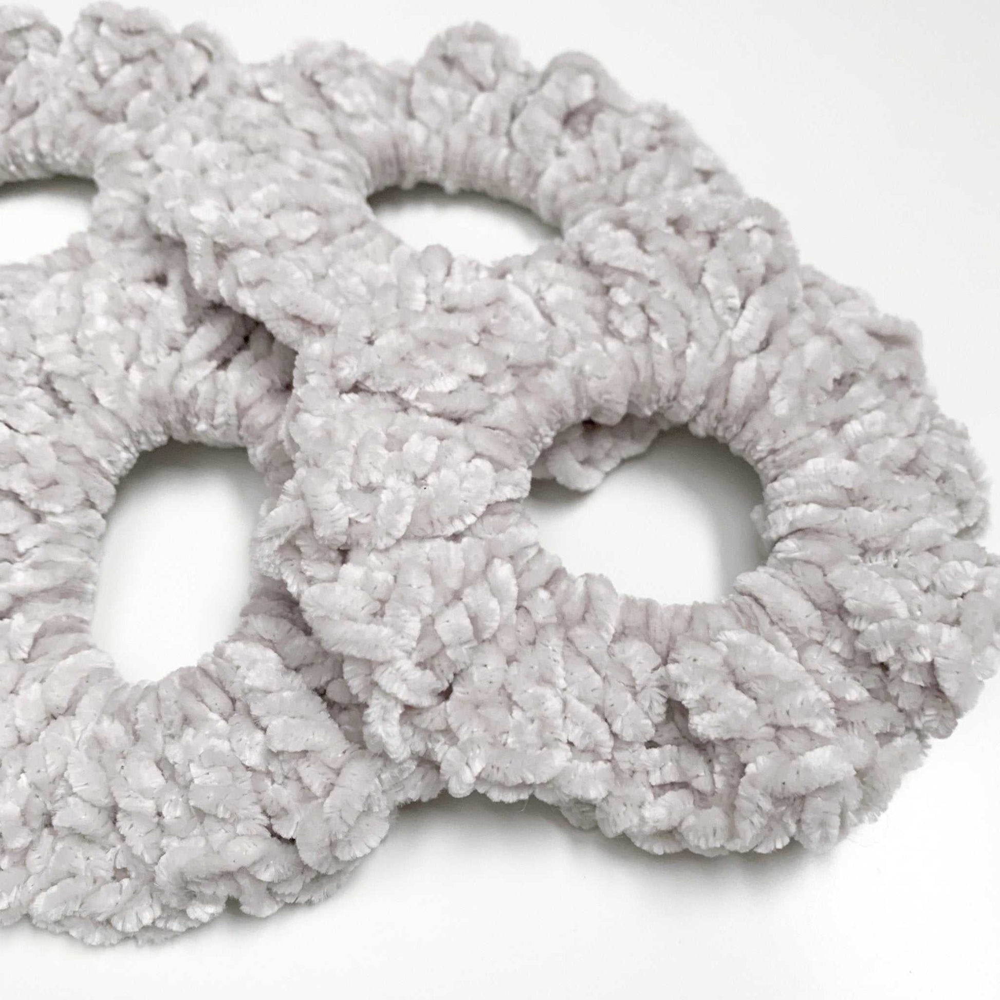 Velvet Scrunchie | Crochet Hair Tie, Elastic Accessories 10 $ Buttons & Beans Co.