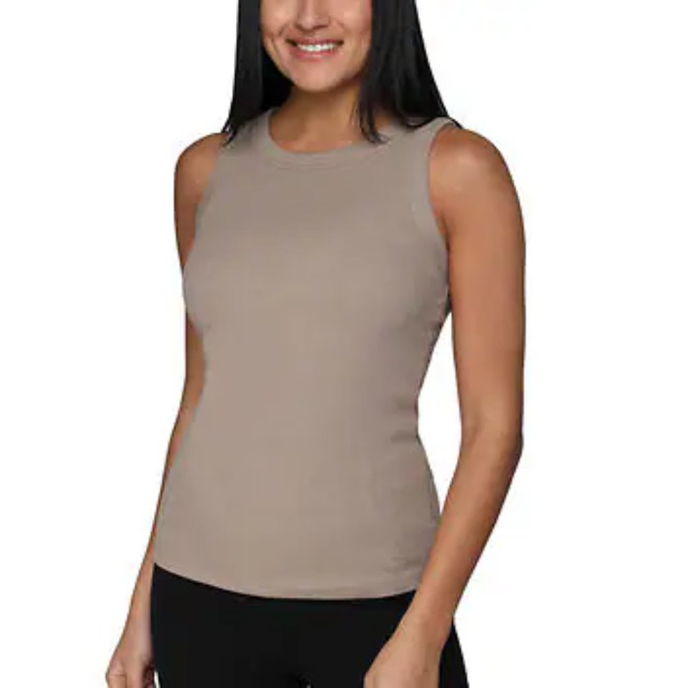 Tahari Women’s Tank Top, Sleeveless Top, Mint Muscle Tank, Crew Neck