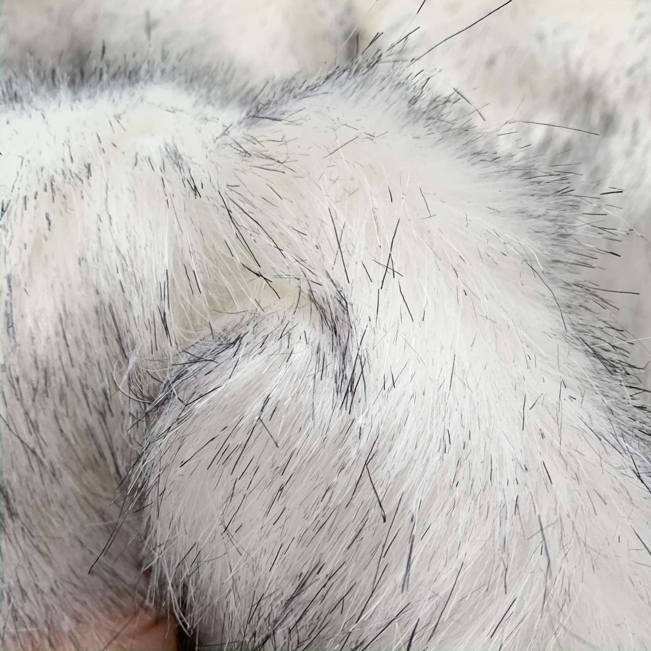 Dire Wolf Faux Fur Fabric by the Yard or Meter | White Pom Pom, Arts and crafts - Buttons & Beans Co.- Buttons & Beans Co.