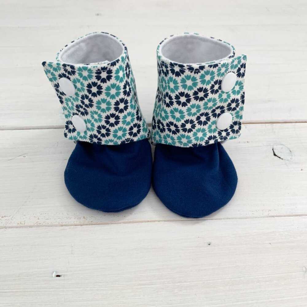 0-6M Baby K Baby Shoes, Toddler, Slippers, Booties, Socks, Boots, Blue, Teal Kids > Shoes > Baby & Walker 9 $ Buttons & Beans Co.