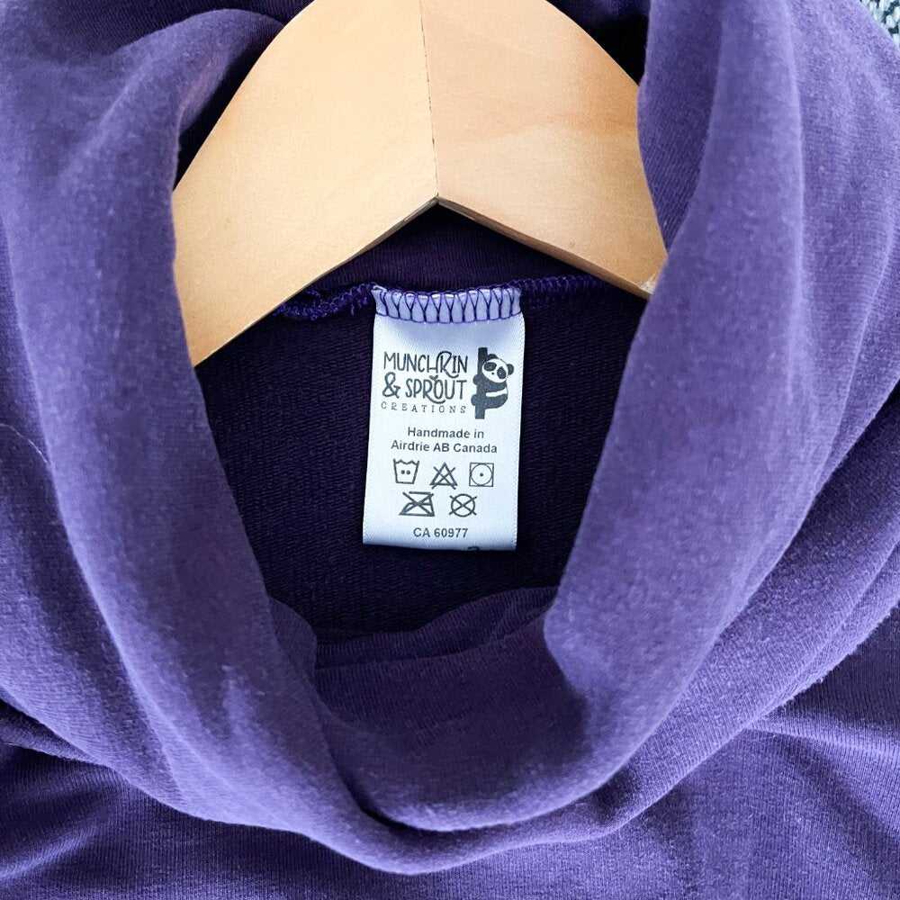 1-3Y Munchkin and Sprout Purple Grow with Me Cowl Neck Sweater, Sweatshirt Kids > Shirts & Tops > Sweatshirts & Hoodies 13 $ Buttons & Beans Co.