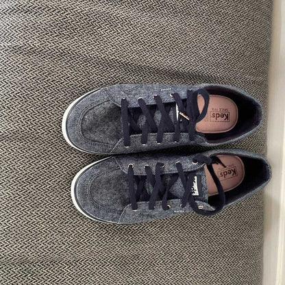 10, New Keds Center 111, Chambray denim slip on Womens sneakers, Comfortable… Women > Shoes > Sneakers 27 $ Buttons & Beans Co.