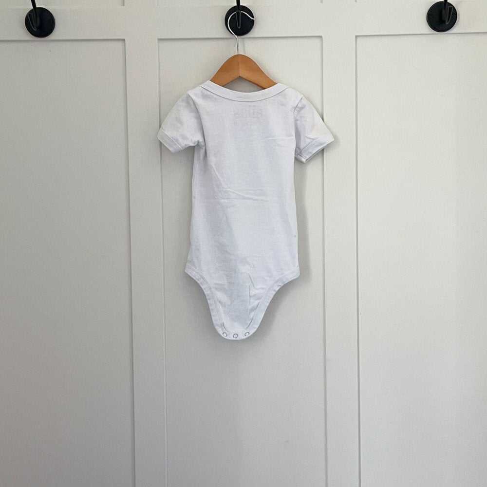 12-18m Cute Kawaii Unisex White Onesie, Peanut Butter Skippy, Fun Top Kids Kids > One Pieces > Bodysuits 9 $ Buttons & Beans Co.