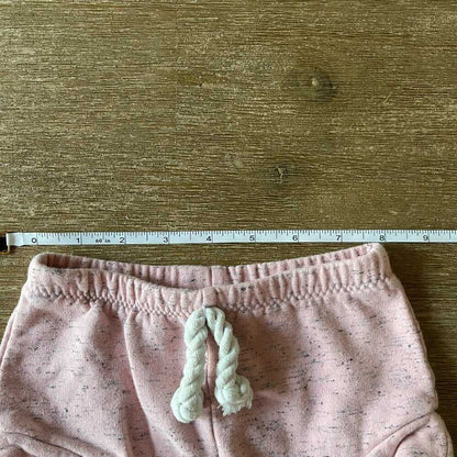 18M Toddler, Baby Heathered shorties, Bloomers, Shorts, minimalist, Pink Kids > Bottoms > Shorts 18 $ Buttons & Beans Co.