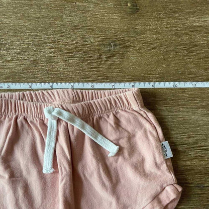 18M Toddler, Baby Pink shorties, Bloomers, Shorts, minimalist, Pink, handmade Kids > Bottoms > Shorts 13 $ Buttons & Beans Co.