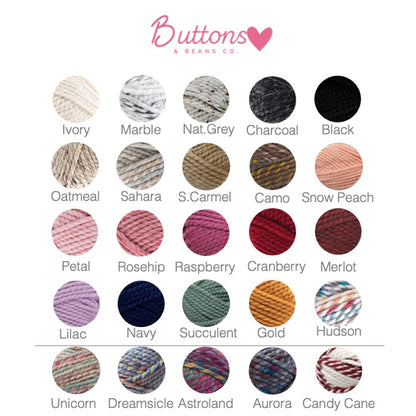 Classic Pick your Colour | Newborn to Adult Chunky Crochet Hat | Removable Faux Fur Pompom