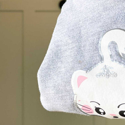 2t Cute Kawaii Unisex Grey Sweater, Cat, Kitten Me Meow Sweatshirt, Kids Funny Kids > Shirts & Tops > Sweatshirts & Hoodies 18 $ Buttons & Beans Co.