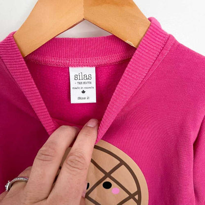 2t Cute Kawaii Unisex Pink Sweater, Waffle Sweatshirt, Waffely Cute, Fun for Kid Kids > Shirts & Tops > Sweatshirts & Hoodies 18 $ Buttons & Beans Co.