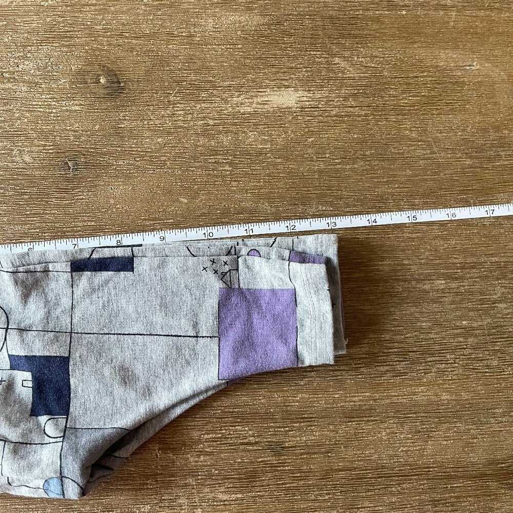 3-6 M Baby Abstract Harem Pants, Grey Jogger, Handmade, Minimalist, Boys, Girls Kids > Bottoms > Sweatpants & Joggers 13 $ Buttons & Beans Co.