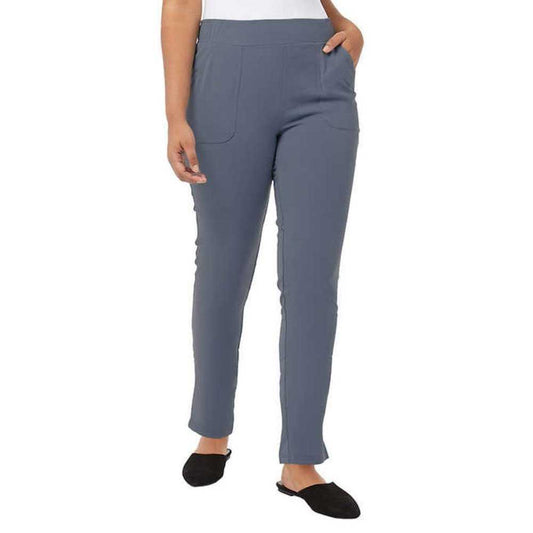 32 Degrees Women's Mini Twill Pant | Blue Pull on Pants, Lightweight Trouser Women > Pants & Jumpsuits > Track Pants & Joggers 15 $ Buttons & Beans Co.