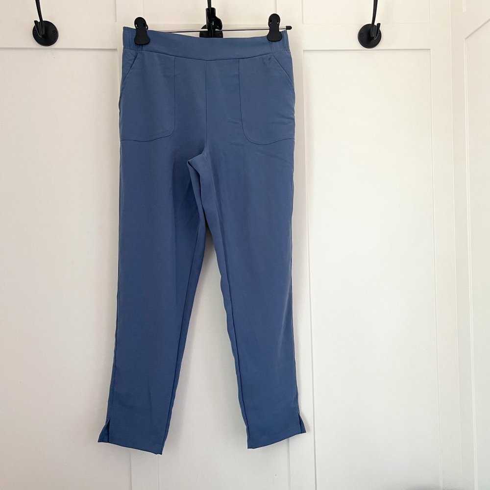 32 Degrees Women's Mini Twill Pant | Blue Pull on Pants, Lightweight Trouser Women > Pants & Jumpsuits > Track Pants & Joggers 15 $ Buttons & Beans Co.