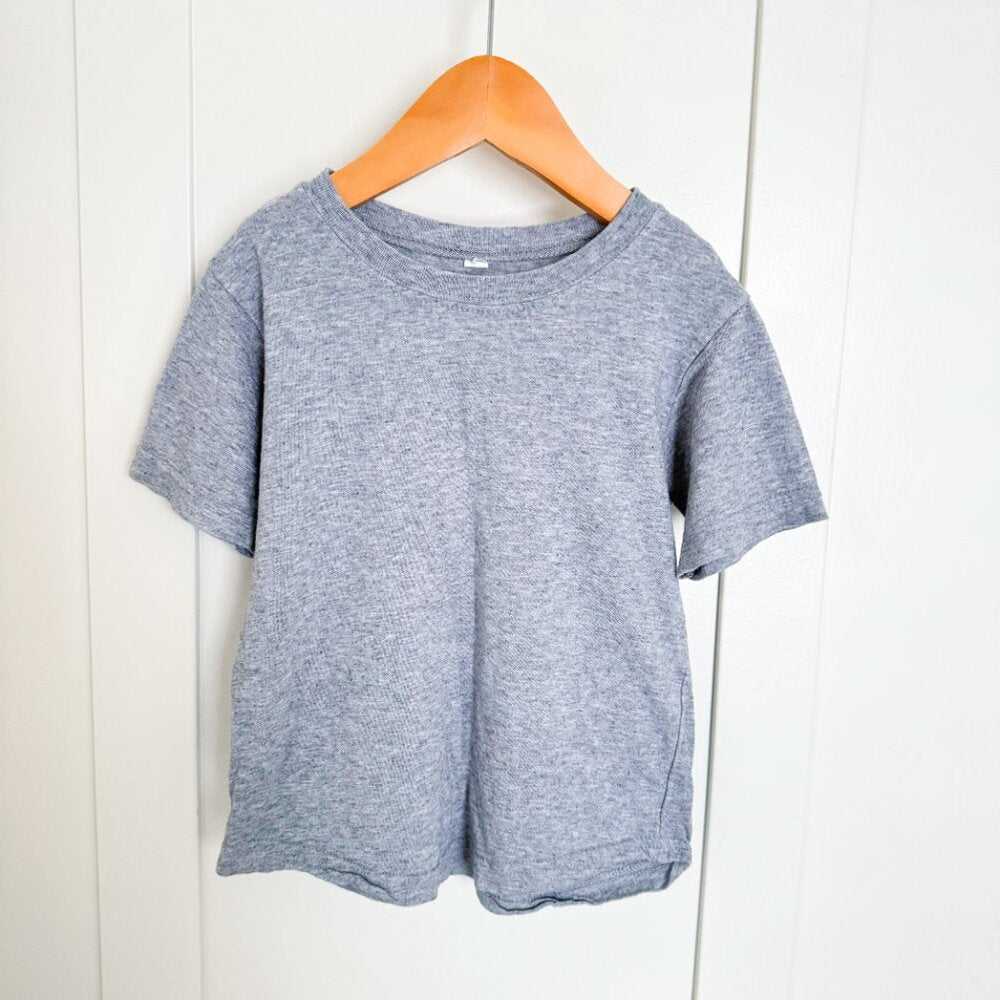 4t Jacob.Grace Unisex Grey T-Shirt, Minimalist, Locally Made Top, Kids > Shirts & Tops > Tees - Short Sleeve 10 $ Buttons & Beans Co.