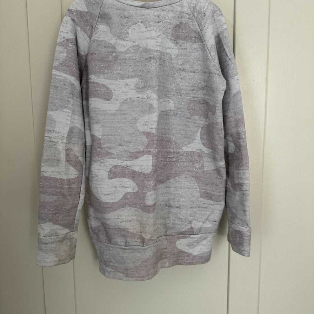 5t Pink Purple Handmade Sweatshirt, Camo fun Hand Crafted Kids > Shirts & Tops > Sweaters 15 $ Buttons & Beans Co.