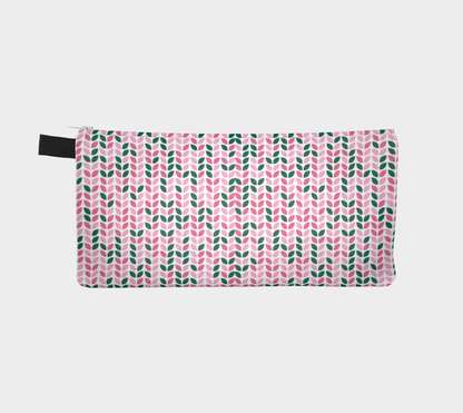Knit All Over Small Case, Crochet Hook and Knitting Needles Case, Notions Bag, Accessories Case, Crocheting Knitting, Fibre Enthusiasts, Crafters, Crocheter and Knitter Humour