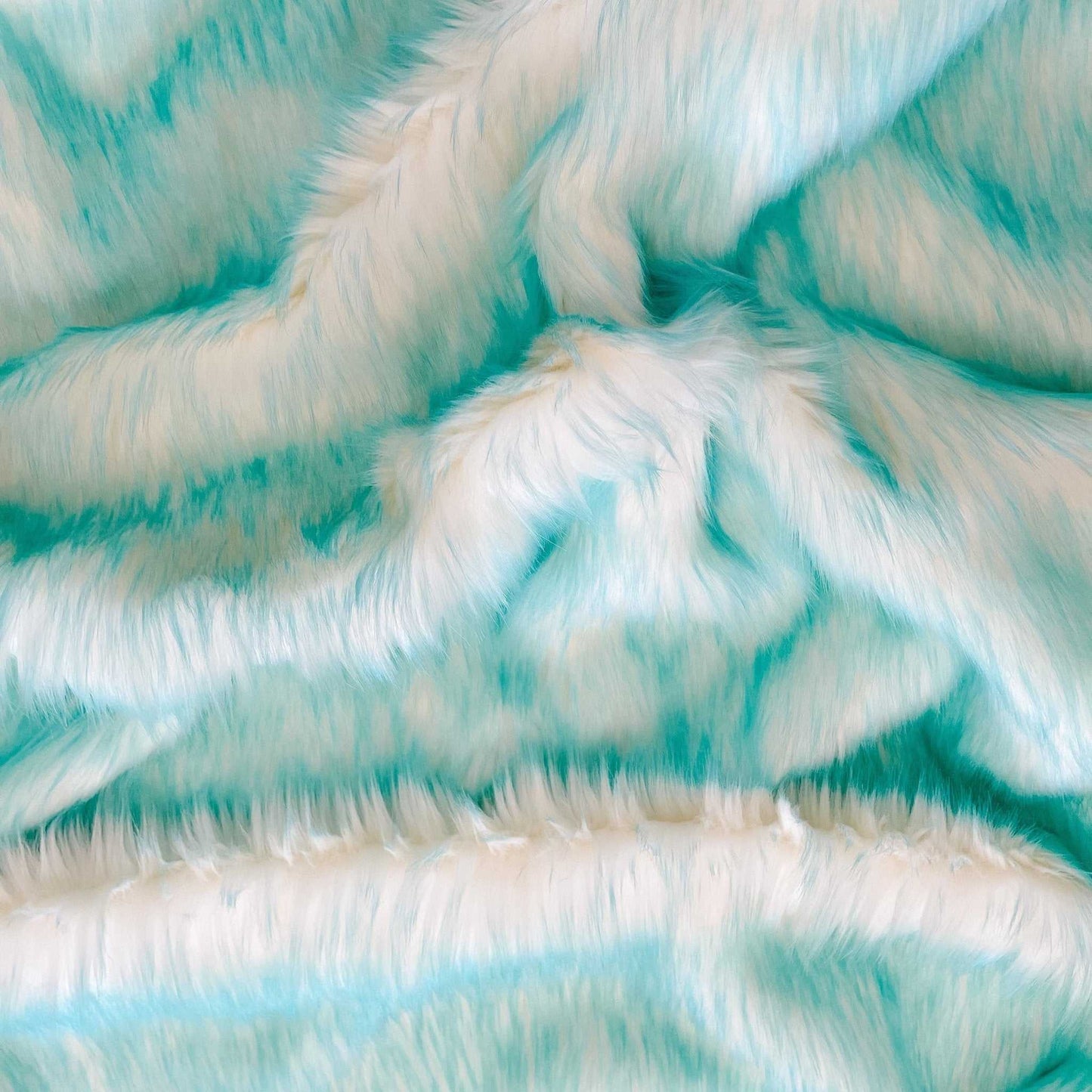 Aqua Faux Fur Fabric by the Yard or Meter | Teal Pompom Fur, Arts & Crafts, Decor, Costume Faux Fur Fabric 4 $ Buttons & Beans Co.