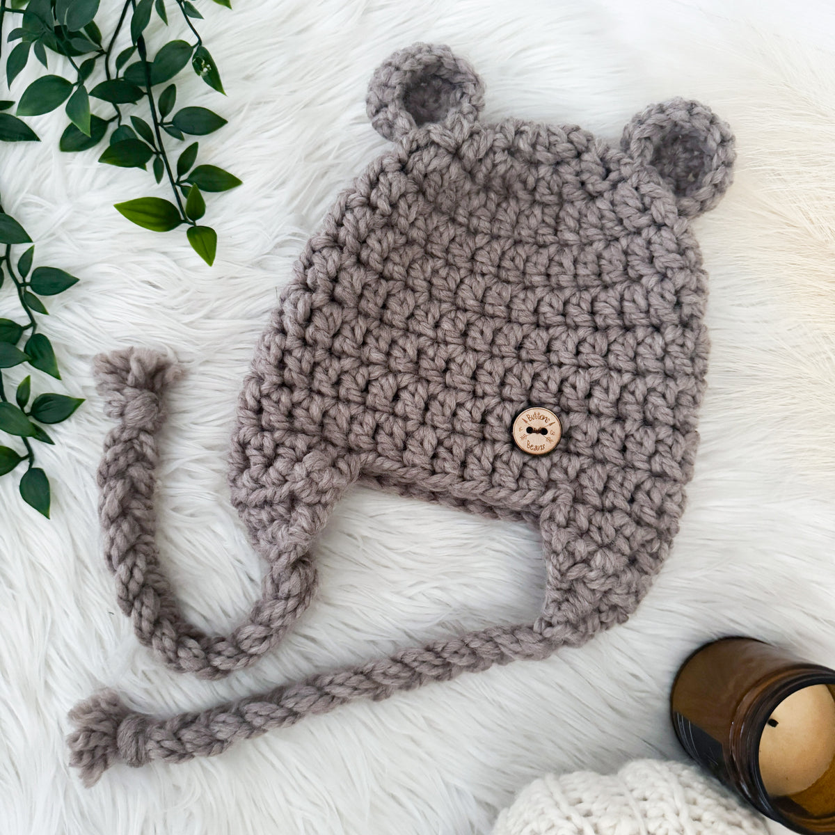 Aviator Bear Ear Hat | Driftwood Child