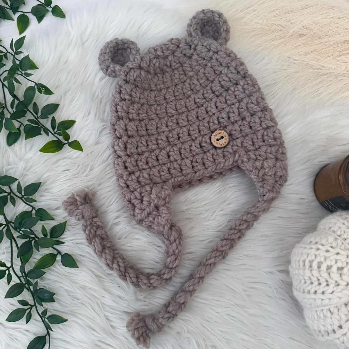 Aviator Bear Ear Hat | Driftwood Child