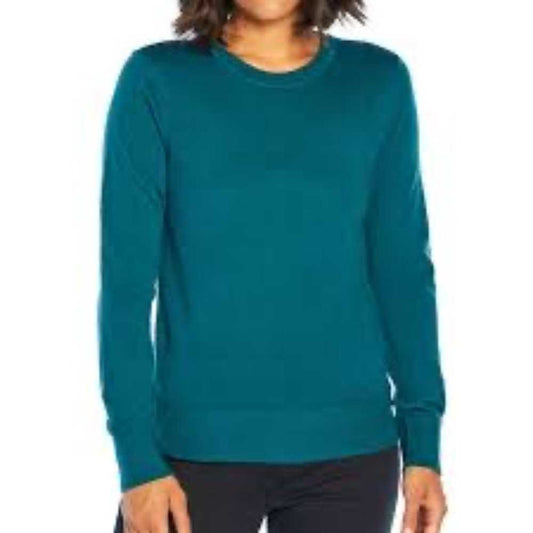 Banana Republic BR Crew neck Semi-Fitted 100% Merino Knit Sweater Teal Green Women > Sweaters > Crew & Scoop Necks 36 $ Buttons & Beans Co.