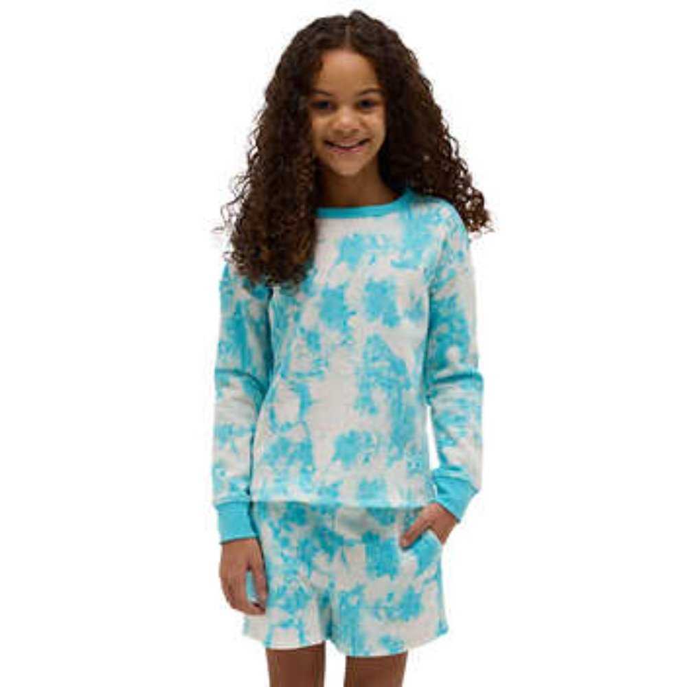 Bench Girls 7/8 2-Piece Set Long Sleeve + Shorts Tie Dye TEal, Aqua, White, Blue Kids > Matching Sets 13 $ Buttons & Beans Co.