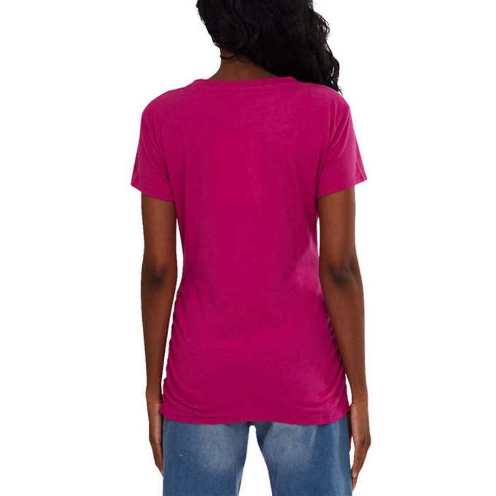 Bench Women's Logo Short Sleeve T-Shirt | Pink Ladies Top Ruched Women > Tops > Tees - Short Sleeve 15 $ Buttons & Beans Co.